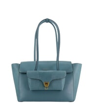 COCCINELLE DOUBLE BEAT Bolso de hombro de piel con clutch - Bolsos Mujer