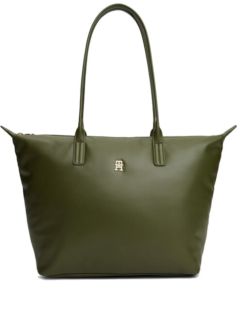 TOMMY HILFIGER POPETTE SOFT Bolso de compras de hombro Huntsman Green - Bolsos Mujer