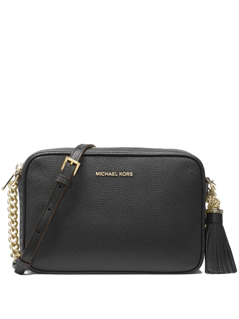 MICHAEL KORS JET SET Mini bolso de hombro, de piel negro - Bolsos Mujer