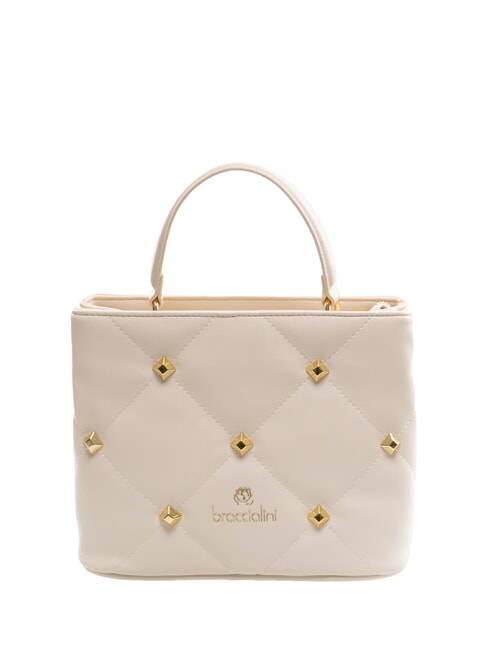 BRACCIALINI QUILT Bolso beige - Bolsos Mujer