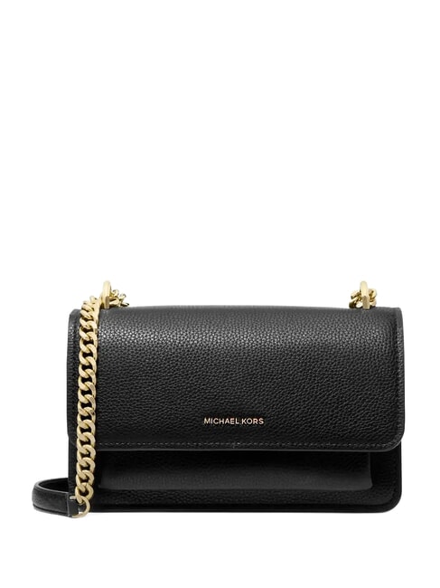 MICHAEL KORS CLAIRE Bolso bandolera de piel negro - Bolsos Mujer