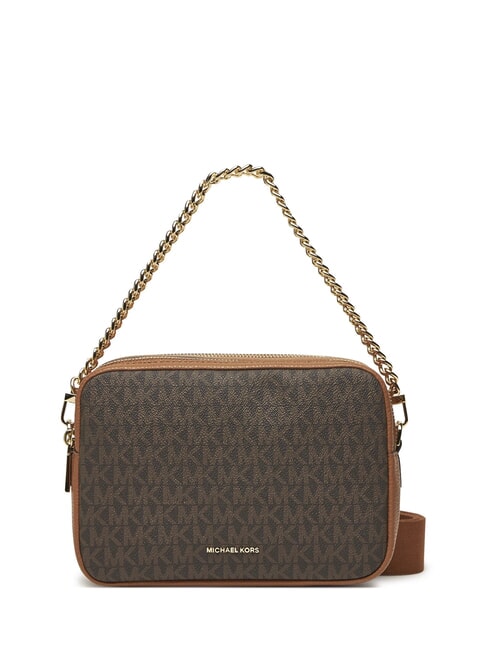 MICHAEL KORS BRYANT Bolso de hombro con estampado integral del logo brn/bellota - Bolsos Mujer