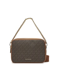 MICHAEL KORS BRYANT Bolso de hombro con estampado integral del logo - Bolsos Mujer