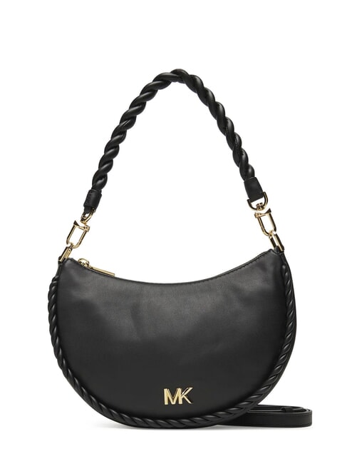 MICHAEL KORS KYLA Bolso bandolera de piel con correa para el hombro negro - Bolsos Mujer