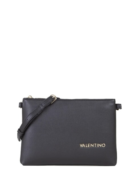 MARIO VALENTINO JASMIN Bolso de mano plano con correa para el hombro negro - Bolsos Mujer
