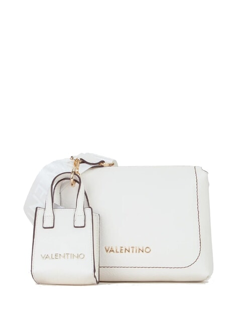 MARIO VALENTINO SAMANTHA Bolso con doble correa para el hombro y funda. blanco - Bolsos Mujer