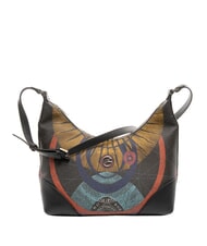 GATTINONI PLANETARIUM Bolso de hombro planeta.impresi&oacute;n negra - Bolsos Mujer - 1