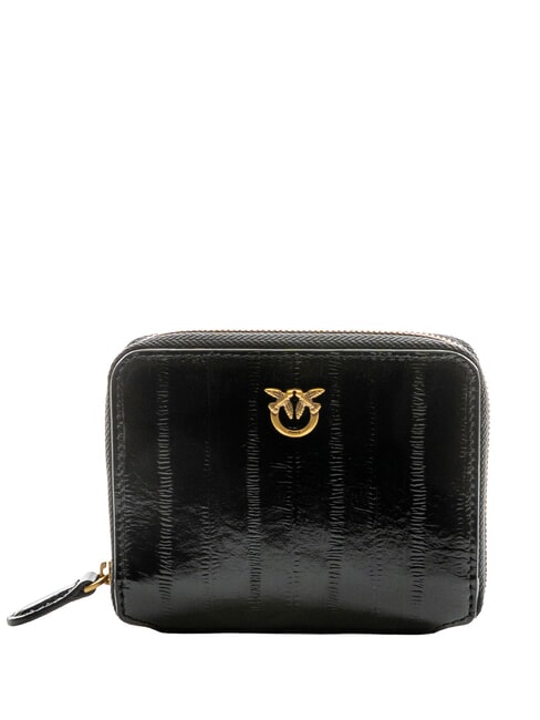 PINKO TAYLOR ZIP  negro-oro antiguo - Carteras Mujer