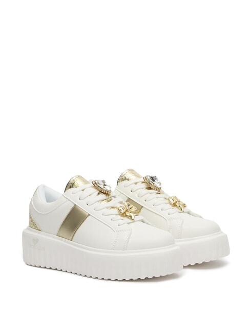 BRACCIALINI TUA Zapatillas Jewel blanco/dorado - Zapatos Mujer