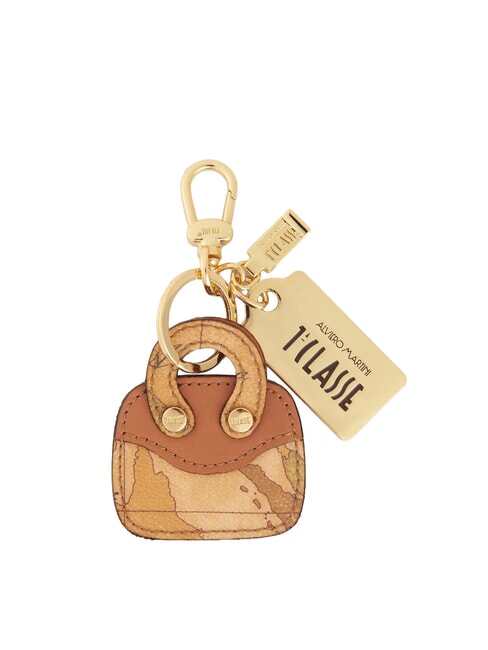 ALVIERO MARTINI PRIMA CLASSE GEO CLASSIC Llavero con colgante para minibolso NATURAL - Llaveros