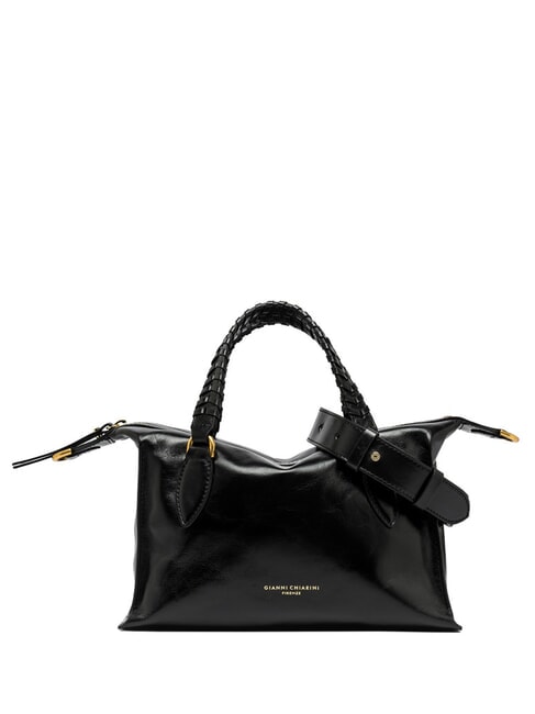 GIANNI CHIARINI ROXY Bolso de piel con correa para el hombro negro - Bolsos Mujer