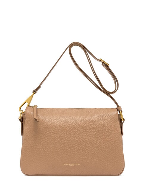 GIANNI CHIARINI BROOKE Bolso de hombro de cuero martillado arcilla - Bolsos Mujer