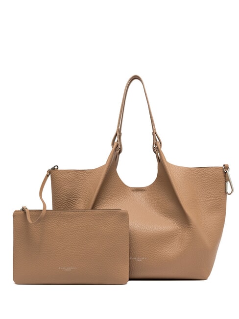 GIANNI CHIARINI DUA Bolso bandolera grande de piel arcilla - Bolsos Mujer