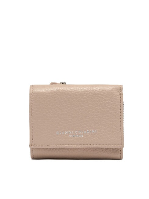 GIANNI CHIARINI WALLETS GRAIN Cartera pequeña de piel granulada sal rosa - Carteras Mujer
