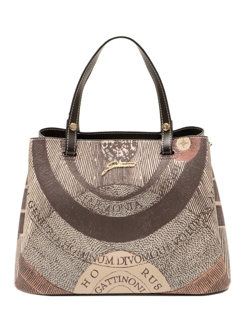 GATTINONI PLANETARIUM Bolso de mano con correa para el hombro Diana/marrón oscuro - Bolsos Mujer