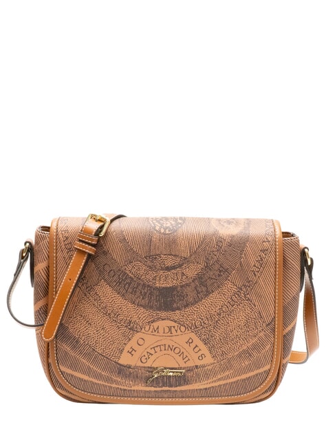GATTINONI PLANETARIUM Bolso de hombro con solapa bronceado monocromático - Bolsos Mujer
