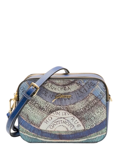 GATTINONI PLANETARIUM Bolso bandolera tipo funda para cámara aguamarina/azul marino - Bolsos Mujer