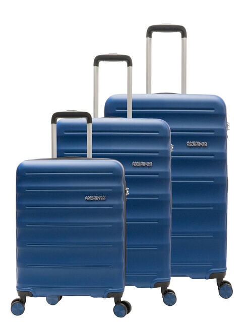 AMERICAN TOURISTER SPEEDLINK Juego de 3 carritos: cabina, mediano, grande AZUL - Set Trolley
