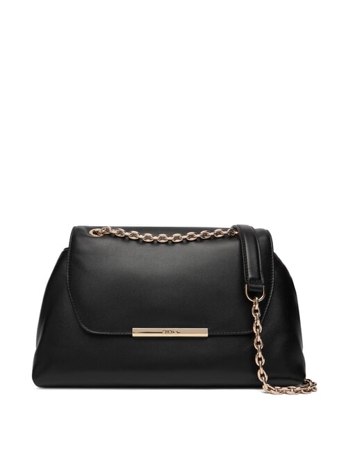FURLA NADIA Bolso de hombro, bolso cruzado en piel napa negro - Bolsos Mujer