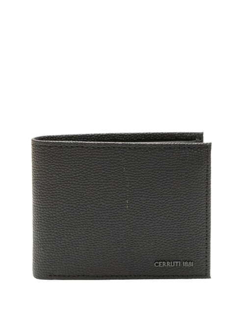 CERRUTI JEREMY Cartera de cuero negro - Carteras Hombre