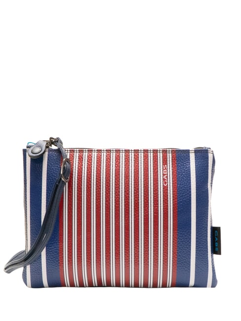 GABS BEYONCE bolso de mano de piel líneas de fuego + tinta azul - Bolsos Mujer