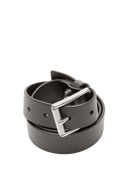 CERRUTI BUCKLE Cinturón de cuero negro - Cinturones