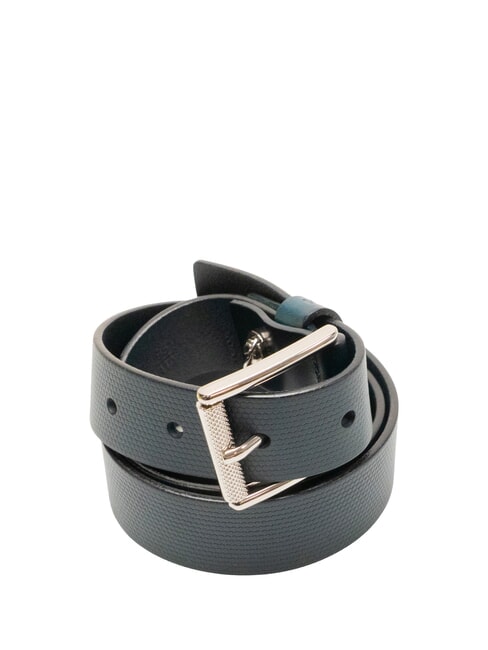 CERRUTI BUCKLE Cinturón de cuero azul - Cinturones
