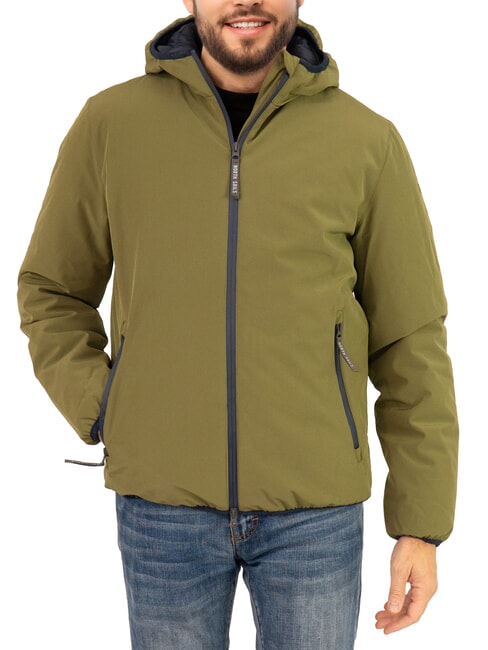 NORTH SAILS SOFTSHELL chaqueta bomber con capucha verde hiedra - Chaquetas de hombre