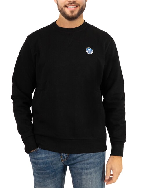 NORTH SAILS PATCH Sudadera de cuello redondo negro - Sudaderas