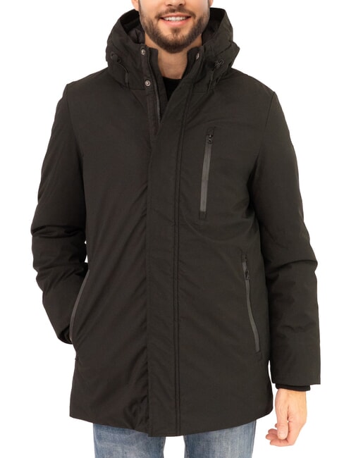 NORTH SAILS LIGHT SOFT Chaqueta larga con capucha negro - Chaquetas de hombre