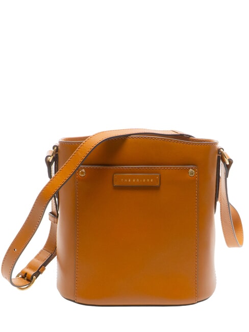 THE BRIDGE CECILIA Correa de hombro de cuero Cognac / Oro - Bolsos Mujer