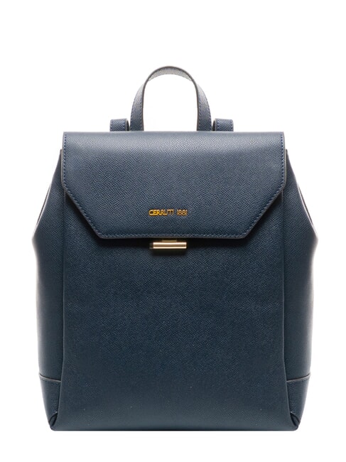 CERRUTI MARIANNE Mochila de cuero azul - Bolsos Mujer