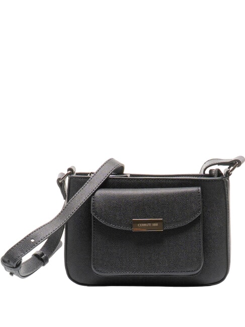 CERRUTI MARIE Mini bolso de hombro, de piel negro - Bolsos Mujer