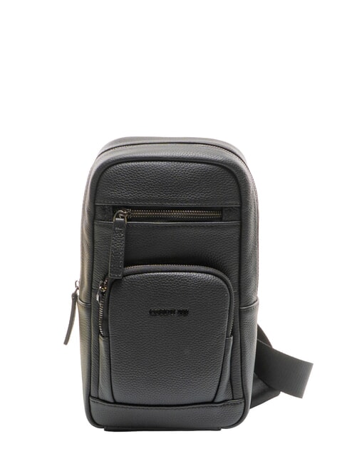 CERRUTI MADDOX Bolso de cuero negro - Bandoleras Hombre