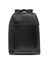 PIQUADRO BLUE SQUARE Mochila de cuero Fast-Check para port&aacute;til de 15,6" negro - Mochilas para port&aacute;til - 1