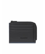 PIQUADRO ATLAS Monedero plano de piel para tarjetas y monedas - Carteras Hombre
