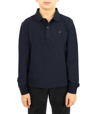 TOMMY HILFIGER TH KIDS Polo de manga larga para ni&ntilde;os cielo del desierto - Camiseta ni&ntilde;o - 1