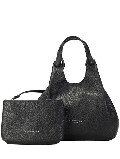 GIANNI CHIARINI DUA Bolso bandolera, en piel. negro - Bolsos Mujer