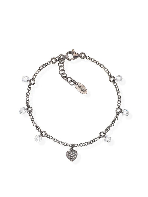 AMEN CANDY CHARM Pulsera de plata con dijes rutenio - Pulseras