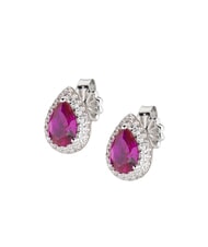 AMEN DIAMONDS Pendientes colgantes con circonitas de colores - Pendientes