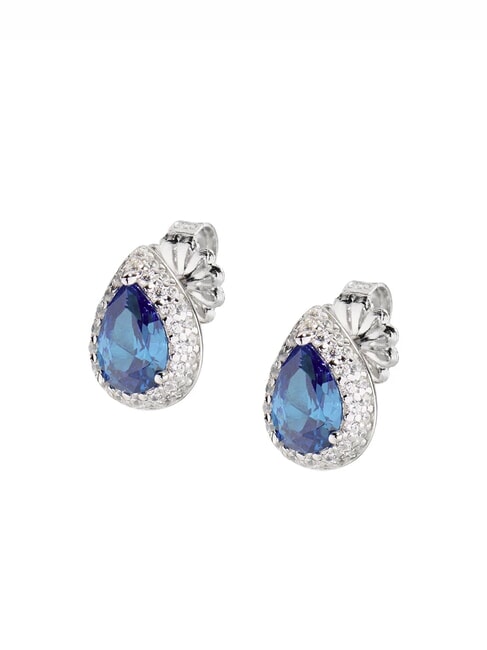 AMEN DIAMONDS Pendientes colgantes con circonitas de colores rodio - Pendientes