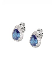 AMEN DIAMONDS Pendientes colgantes con circonitas de colores - Pendientes