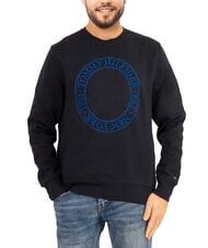 TOMMY HILFIGER TH Sudadera de cuello redondo para hombre con logo - Sudaderas