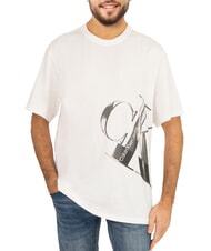 CALVIN KLEIN CK JEANS Camiseta de manga corta de corte relajado blanco brillante - camiseta - 1