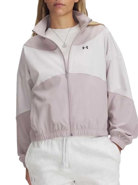UNDER ARMOUR RIVAL Chaqueta de sport amanecer gris - trajes deportivos para mujeres