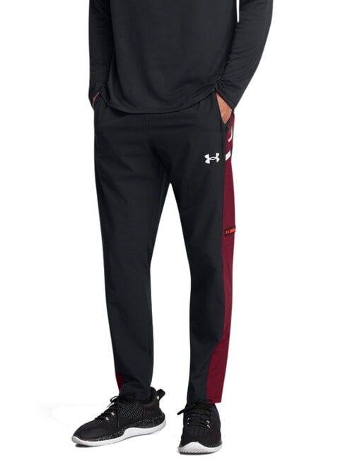 UNDER ARMOUR WOVEN Pantalones deportivos negro - Trajes deportivos para hombres