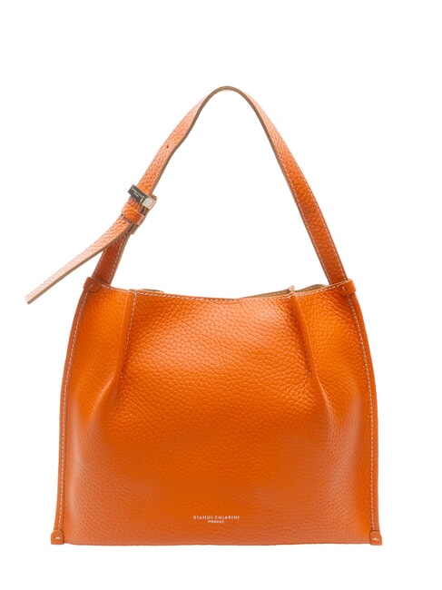 GIANNI CHIARINI DORY Bolso bandolera de piel naturaleza coralina - Bolsos Mujer