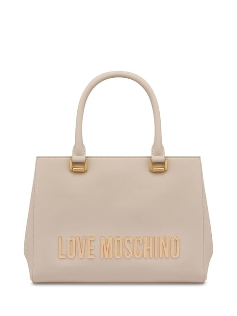 LOVE MOSCHINO BOLD LOVE Bolso de mano con bandolera Marfil - Bolsos Mujer