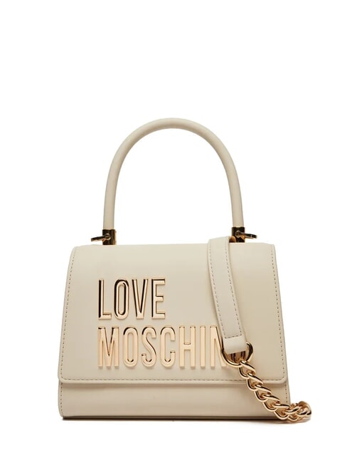 LOVE MOSCHINO BOLD LOVE Mini bolso con bandolera Marfil - Bolsos Mujer