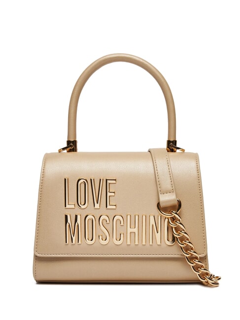 LOVE MOSCHINO BOLD LOVE Maletín con correa para el hombro oro - Bolsos Mujer